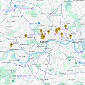 London clubs map